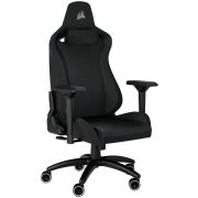 CORSAIR TC200 Soft Fabric Gaming Chair, Standard Fit - Black/Black