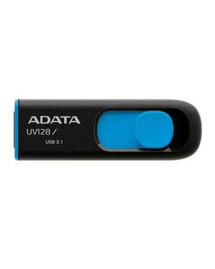 ADATA UV128,16GB,UFD 3.1,Black/Blue (AUV128-16G-RBE) /