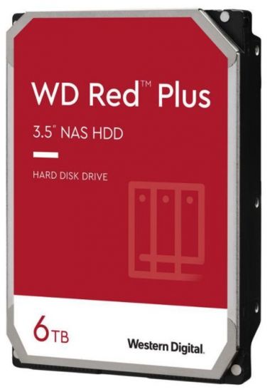Жесткий диск для NAS систем HDD  6Tb Western Digital RED SATA 6Gb/s 3.5" 256Mb 5400rpm WD60EFZX