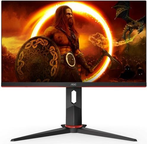 Монитор жидкокристаллический AOC 24G2SP/BK/01 LCD GAMING 23.8'' 16:9 1920х1080(FHD) IPS, nonGLARE, 165 Hz, 300 cd/m2, H178°/V178°, 1000:1, 80M:1, 16.7M, 1ms, VGA, 2xHDMI, DP, Tilt, Speakers, 3Y, Black/Red