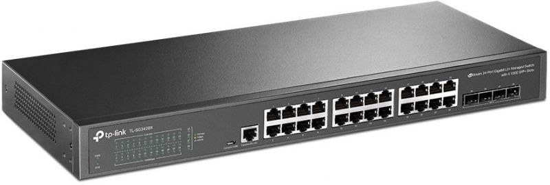 Коммутатор управляемый GbE 24-портовый Tp-Link SG3428X Коммутатор управляемый GbE 24-портовый Tp-Link SG3428X