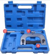 Набор инструментов для фиксации валов двигателя Renault 1.4, 1.6, 1.8, 2.0 16V ROCKFORCE RF-905G21 17651