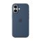 iPhone 16 Silicone Case with MagSafe - Denim,Model A3313