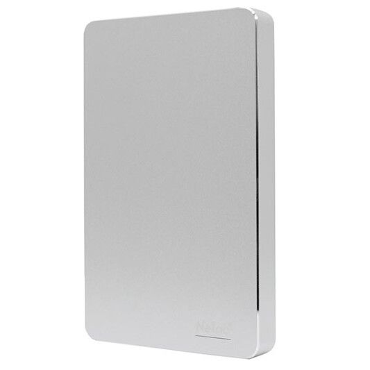 Внешний жесткий диск 1Tb, Netac K330, USB 3.0, Silver, Aluminium Case