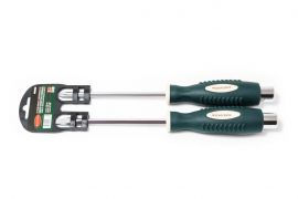 Набор отверток силовых  магнитных "Profi"2 предмета(SL6.5х125мм; PH2х125мм)в пластиковом держателе ROCKFORCE RF-7002 26536