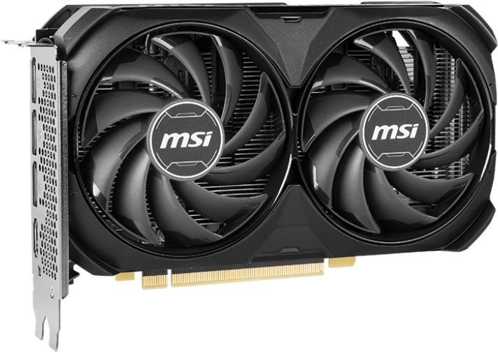 Видеокарта MSI GeForce RTX 4060 TI 8G VENTUS 2X BLACK E1 OC, 8G GDDR6 128-bit HDMI 3xDP 1xHDMI