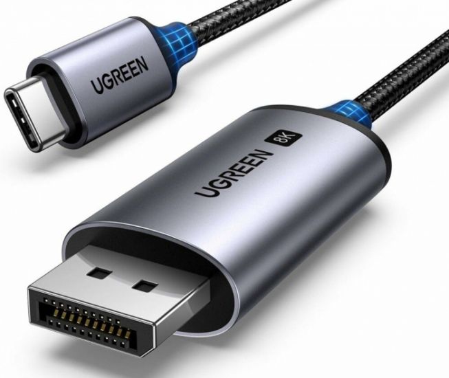 Кабель UGREEN CM556 USB-C to DP 8K Cable 1m