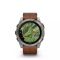Часы с навигатором Garmin fenix 8 51mm,AMOLED, сапфир, светлые, кожа 010-02905-40