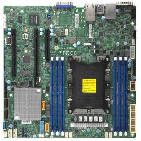 Серверная материнская плата SuperMicro X11SPM F Bulk Motherboard Single Socket P (LGA 3647) supported, CPU TDP support 165W.