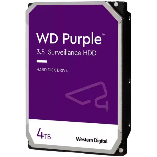 Жесткий диск для видеонаблюдения HDD  4Tb Western Digital Purple WD42PURZ SATA 6Gb/s 256Mb 3,5". Создан для систем видеонаблюдения и обспечивает превосходную надежность работы в системах безопасности. Уникальные разработки  уменьшают число ошибок, вызываю