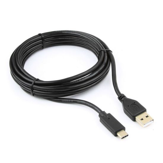 Кабель USB Cablexpert CCP-USB2-AMCM-10, USB2 AM/USB Type-C, 3м, пакет