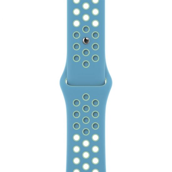 40mm Chlorine Blue/Green Glow Nike Sport Band - Regular