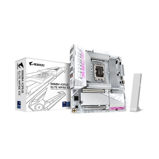 Материнская плата Gigabyte B860M A ELT WF6E ICE Материнская плата Gigabyte B860M A ELT WF6E ICE