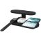 CANYON WS-501 5in1 Wireless charger, with UV sterilizer, with touch button for Running water light, Input QC24W or PD36W, Output 15W/10W/7.5W/5W, USB-A 10W(max), Type c to USB-A cable length 1.2m, 188*90*81mm, 0.249Kg, Black