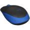 Мышь компьютерная  Mouse wireless LOGITECH M190 blue-black