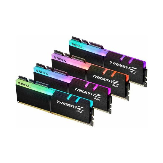 Комплект модулей памяти G.SKILL TridentZ RGB F4-3200C16Q-128GTZR DDR4 128GB (Kit 4x32GB) 3200MHz Комплект модулей памяти G.SKILL TridentZ RGB F4-3200C16Q-128GTZR DDR4 128GB (Kit 4x32GB) 3200MHz