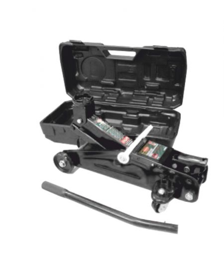 Домкрат подкатной гидравлический 2т (h min 128мм, h max 300мм,вес 7.8кг) в кейсе ROCKFORCE RF-TA82008(код 7767) 4014