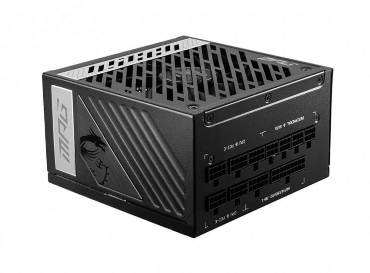 Блок питания MSI MPG A1000G, 1000W, Active PFC, 80 PLUS Gold (up to 90%), MPG A1000G