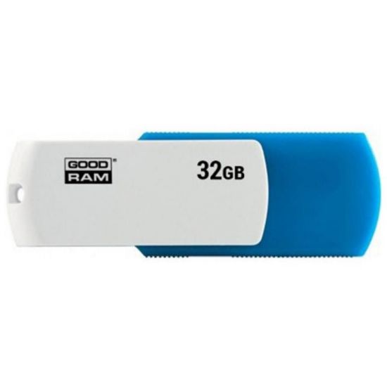 USB-ФЛЕШ-НАКОПИТЕЛЬ 32Gb GOODRAM UCO2 USB 2,0 UCO2-0320MXR11 BLUE/WHITE