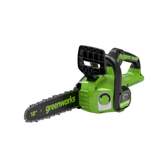 Цепная пила аккумуляторная Greenworks 2007007UB GD24CS30 24V 30см бесщеточная c 1хАКБ 4 Ач и ЗУ Цепная пила аккумуляторная Greenworks 2007007UB GD24CS30 24V 30см бесщеточная c 1хАКБ 4 Ач и ЗУ