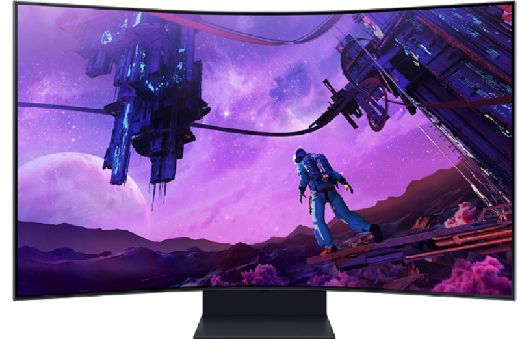 Монитор 55"  Samsung Gaming Odyssey Ark S55BG970NI VA,Curved ,165hz, 3840 x 2160, 1ms, 600cd/m2, 1000000:1, HDMI