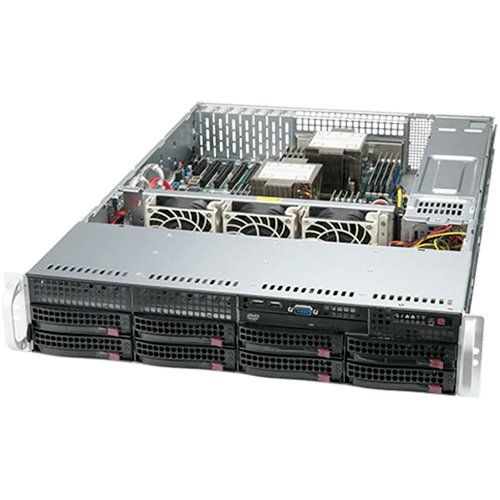 Supermicro SYS-620P-TRT 2U, LGA-4189, TDP 270W, Intel C621A, 18xDDR4, 8x 3.5" hot-swap, SATA3 (6Gbps), 4xPCI-E 4.0 x16 LP, 2xPCI-E 4.0 x8 LP 2xRJ45 10GBase-T, 1xRJ45 IPMI, 4xUSB 3.0, 2xUSB 2.0, 1xVGA, 2 COM, 2x1200W