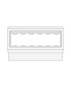 DKC 10363 PDA-ЗDN 120 Рамка-суппорт под 6 модулей "VIVA"