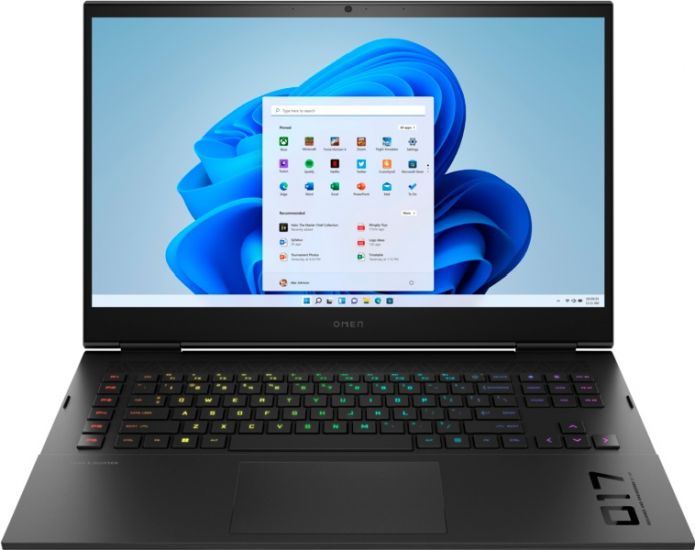 Ноутбук HP Omen 17-ck1010ci 6K318EA черный