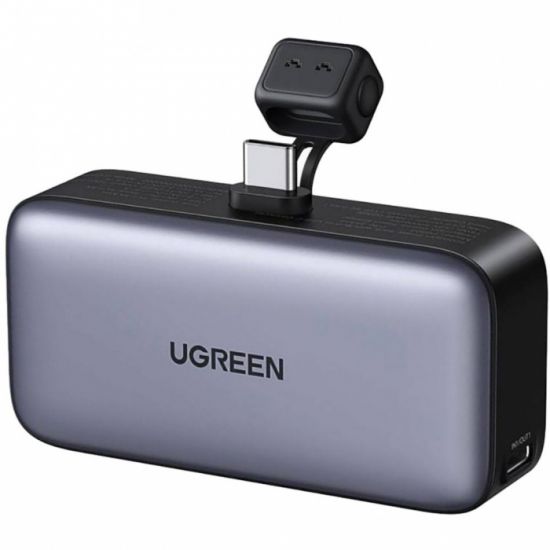 Пауэрбанк Ugreen 5000mAh with Built-in USB-C Connector amp; Kickstand 35338