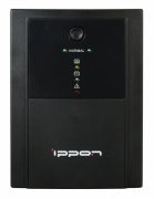 ИБП Ippon Back Basic 1500, 1500VA, 900Вт, AVR 162-280В, 6хС13, управление по USB, без комлекта кабелей