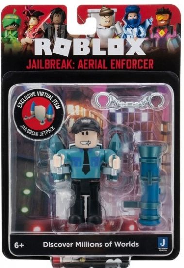 Фигурка Фигурка Roblox Jailbreak Aerial Enforcer W9 ROB0390, 8 см, мультиколор