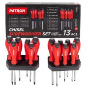 Набор отверток сил.магн.13пр (SL:3.5x100,4x100,5.5x100,6.5x100, 8х150;РН:1х100,2х125,3х150;PZ:1х100, 64828 P-7013