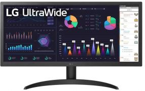 Монитор LCD 26'' 21:9 2560x1080 IPS,  nonGLARE, 75 Гц,  250cd/m2, H178°/V178°, 1000:1, 16.7M, 5ms, 2Y, Черный