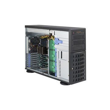 Supermicro Chassis CSE-745TQ-R1200B, 4U / Tower, SATA/SAS (SES2),  Redundant PSU, 1200W, Black