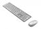 Клавиатура и манипулятор Asus W5000 Wireless Keyboard and Mouse Set White (90XB0430-BKM3D0)
