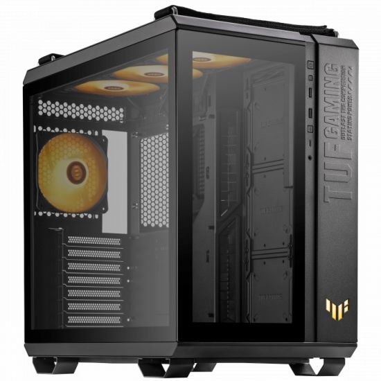 Корпус ASUS TUF GAMING GT502 PLUS TG ARGB, ATX/micro ATX/Mini ITX, USB 3.2, Type-C, без БП, Черный