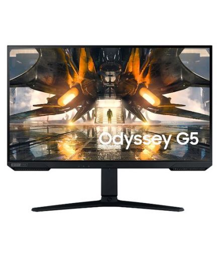 Игровой монитор Odyssey G5 27" SAMSUNG LS27AG502NIXCI IPS 2560x1440 165GHz 1мс 350кд/м2 1000:1 1xHDMI 1xDP 178°(Г)/178°(В),  Регулируемая по высоте подставка 120мм, Поворот Экрана, Черный с Подсветкой