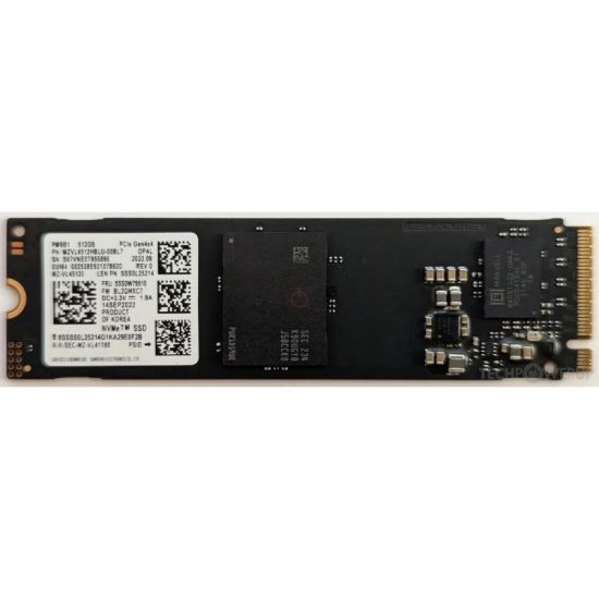 Твердотельный накопитель  512GB SSD Samsung PM9B1 M.2 NVMe R3500Mb/s W2500MB/s MZVL4512HBLU-00B07