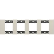 Рамка декоративная Bticino KA4802M4KM Living Now 4 поста песочный