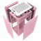 Корпус ПК без БП DarkFlash DLH21 PINK <ITX, 1x3.5, 2xUSB 3.0, 1xType C, Со светодиодной лентой и верхним вентилятором 9 см (без подсветки), 238.8*175*412mm>