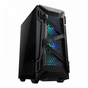 Кейс ASUS TUF Gaming GT301, ATX/micro ATX/Mini ITX, USB 3.1, 3x120mm AURA RGB, без Б/П, Чёрный