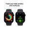 Apple Watch Series 11 GPS 46mm Jet Black Aluminium Case with Black Sport Band - M/L,Model A3333