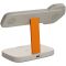 CANYON Wireless Charging Station Hexagon 310 3in1 LightGrey/Orange