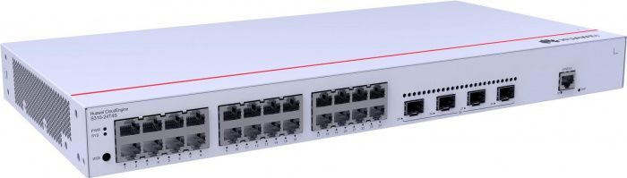 Коммутатор Huawei S310-24T4S (L2+ , 24*10/100/1000BASE-T ports, 4*GE SFP ports, AC power)