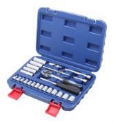 Набор инструментов 26 предметов  1/4" (4-14мм, 6-гран.) KINGTUL KT26 2742