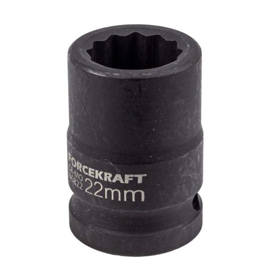 Головка ударная 22мм 3/4" 12гр. Forcekraft FK-46822 56355