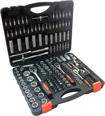 Набор инструмента 172 предмета  1/4"&1/2"& 3/8"  (6-гран.)(4-32мм) Partner PA-40172 7733