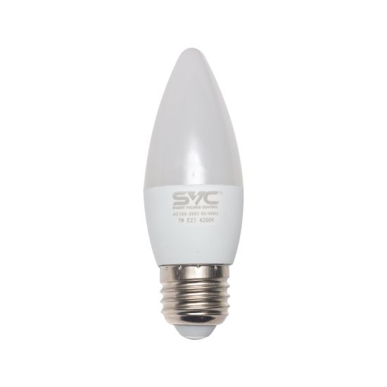 Эл. лампа светодиодная SVC LED C35-7W-E27-4200K, Нейтральный Эл. лампа светодиодная SVC LED C35-7W-E27-4200K, Нейтральный