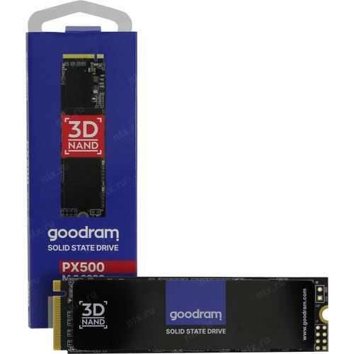 Твердотельный накопитель 512GB SSD GOODRAM PX500 M,2 2280 PCIe R2000Mb/s W1600MB/s SSDPR-PX500-512-80