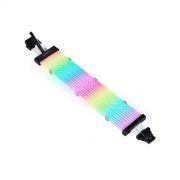 Кабель питания для видеокарты Lian Li Strimer PLUS V2 12 4-pin, c ARGB подсветкой, 12 светодиодных полос, 162 светодиода, длина кабеля 320мм